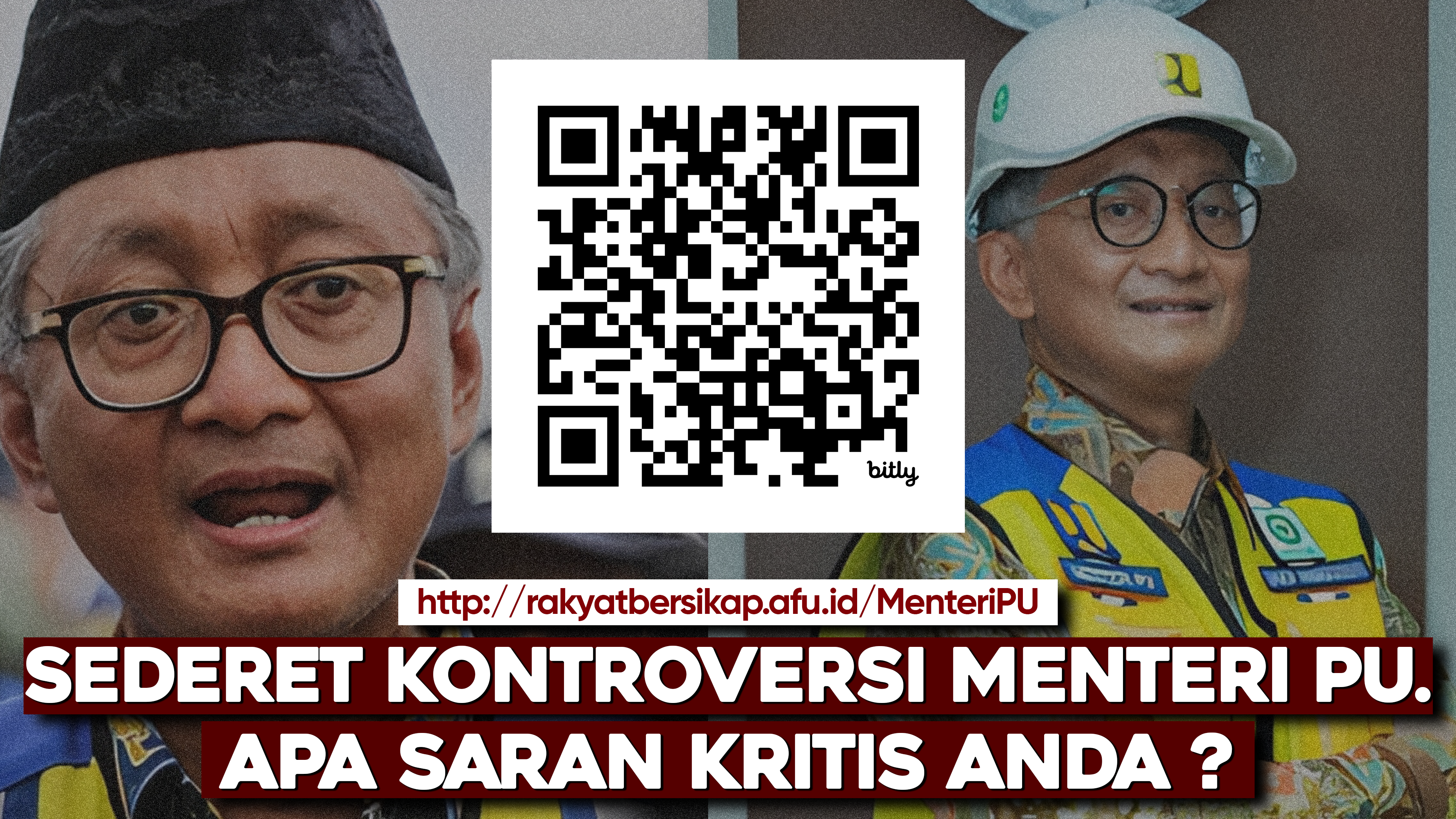 SEDERET KONTROVERSI MENTERI PU. APA SARAN KRITIS ANDA?
